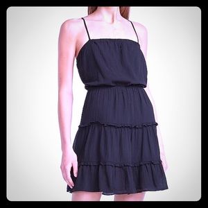 Tiered Square Neck Mini Dress